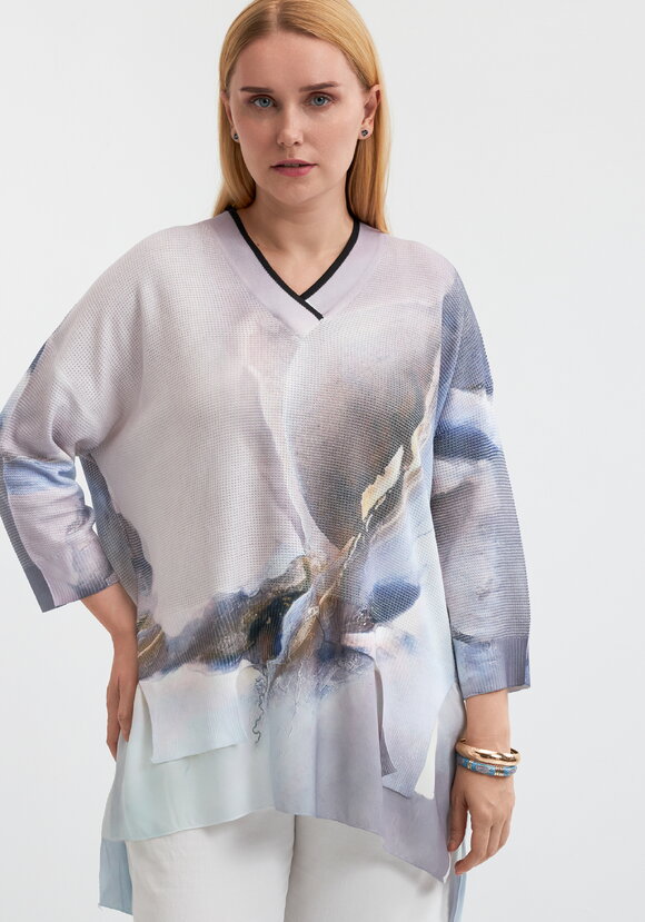 Блуза Нежные обьятия шир.  580, рис. 1