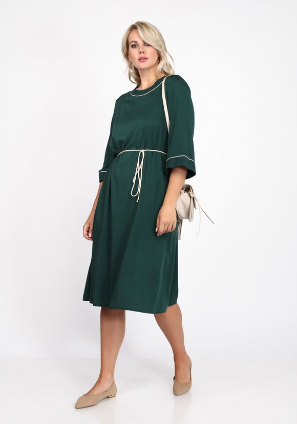 Платье миди с кантом шир.  580, рис. 20