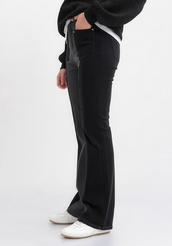 Джинсы комбинированные двухцветные шир.  580, рис. 14