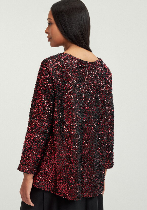 Блуза с мерцающими пайетками шир.  580, рис. 11