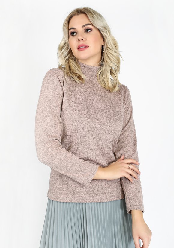 Водолазка с высоким горлом из мягкой ангоры шир.  580, рис. 13