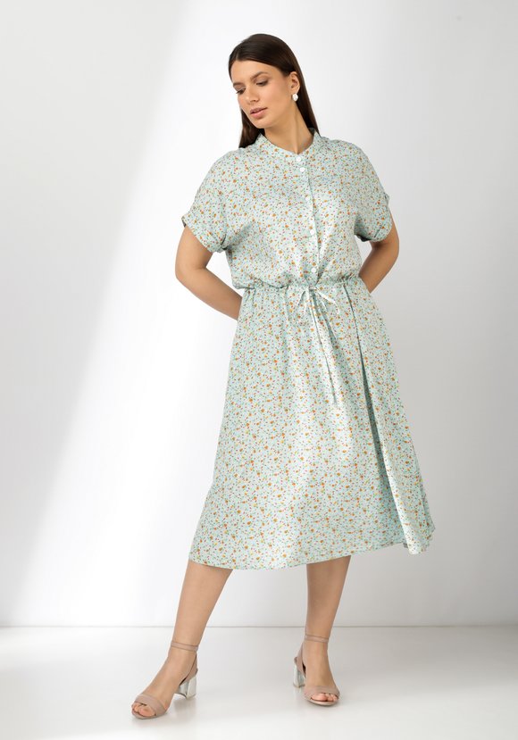 Платье отрезное по  линии талии шир.  580, рис. 15