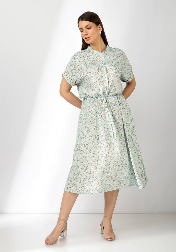 Платье отрезное по  линии талии шир.  750, рис. 15