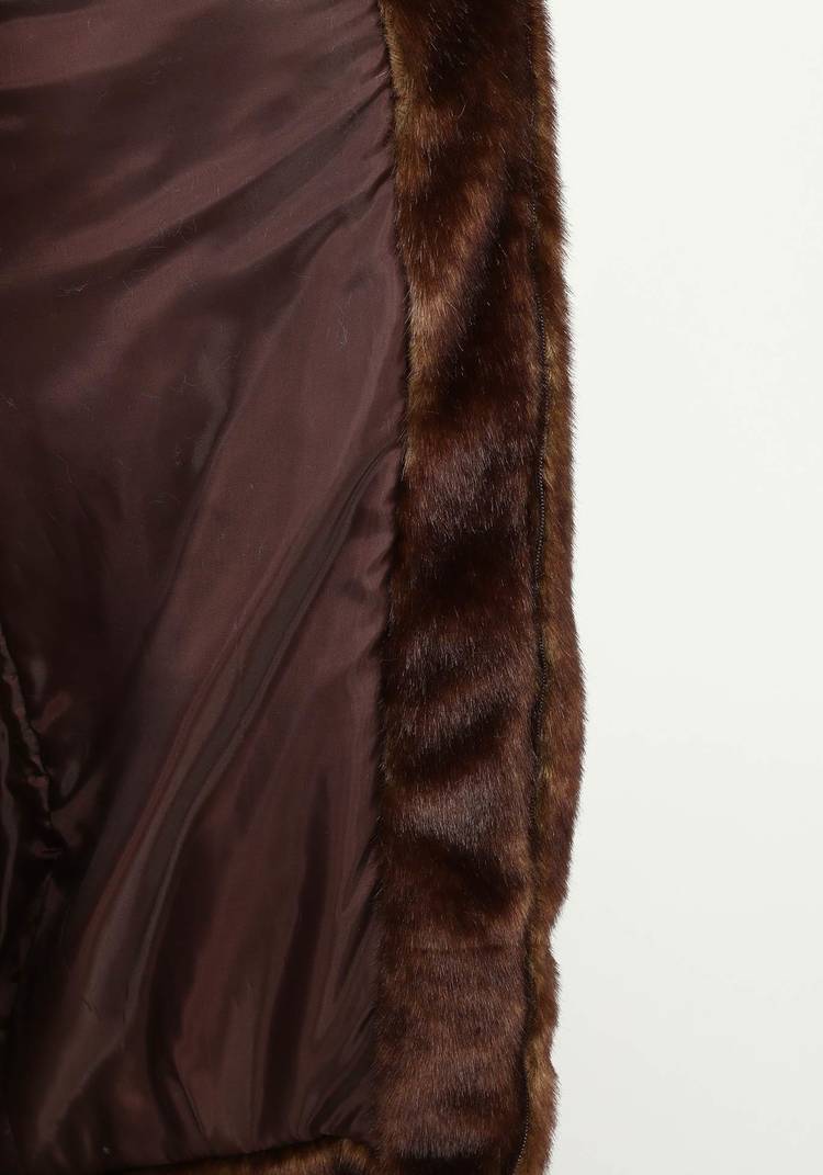 Шуба на молнии из эко-меха с капюшоном шир.  750, рис. 13