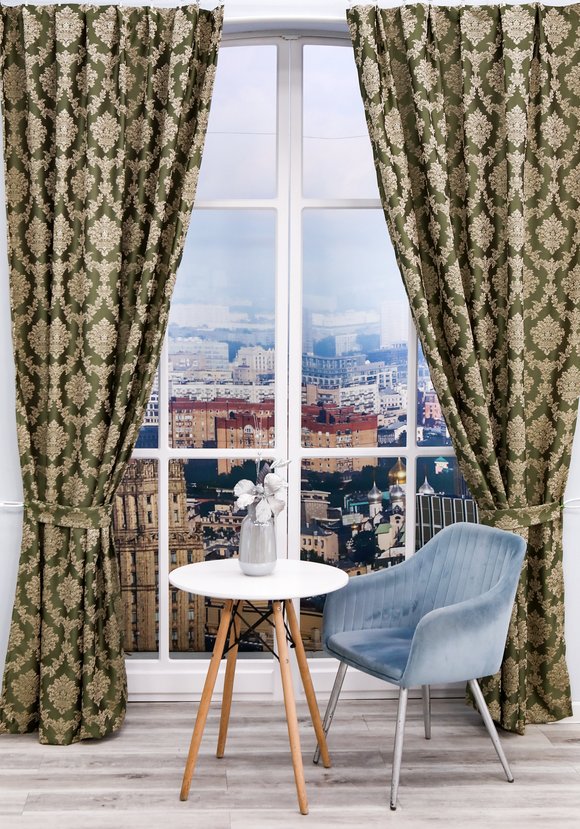 Портьеры с жаккардовым рисунком Верона шир.  580, рис. 20