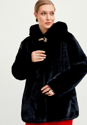 Шуба из эко меха Мишель