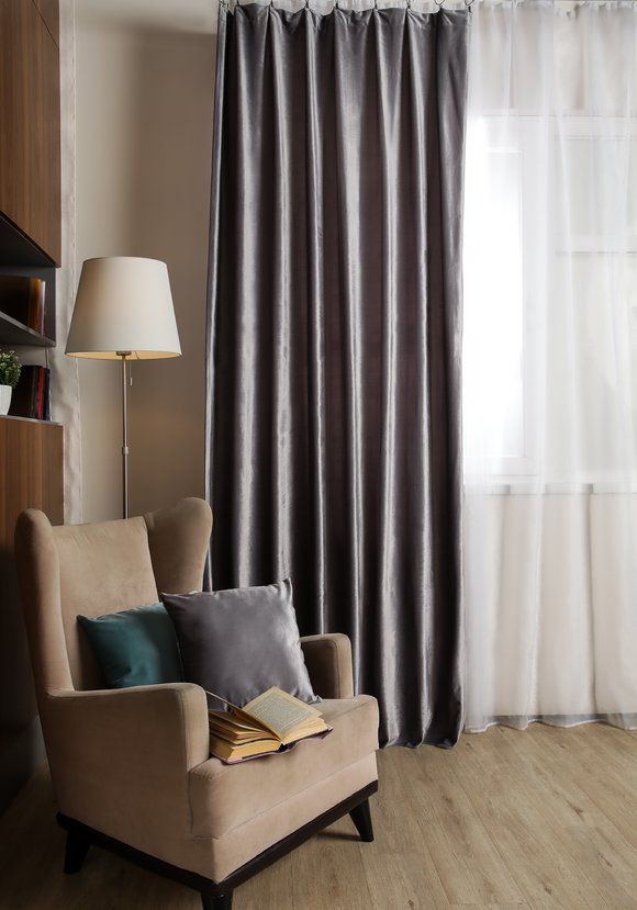 Портьера из велюра Танго шир.  580, рис. 12