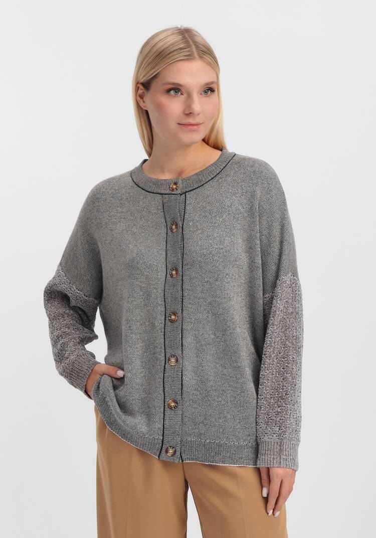 Кардиган со спущенной проймой Элис шир.  750, рис. 7