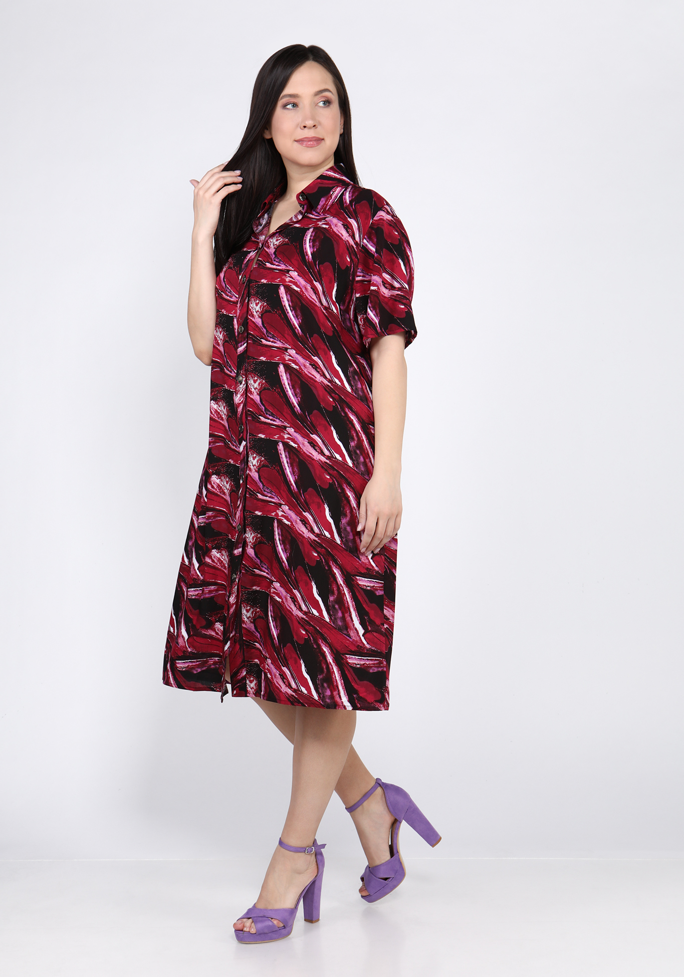 Платье "День красоты" ZORY, размер 66, цвет бирюзовый - фото 4