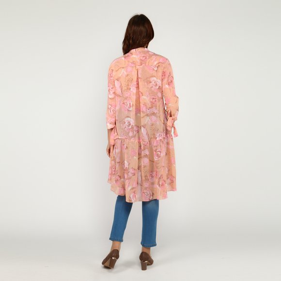 Туника расклешенного кроя с пуговицами шир.  580, рис. 4