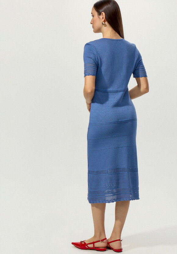 Платье прямого кроя с ажурным краем шир.  580, рис. 10