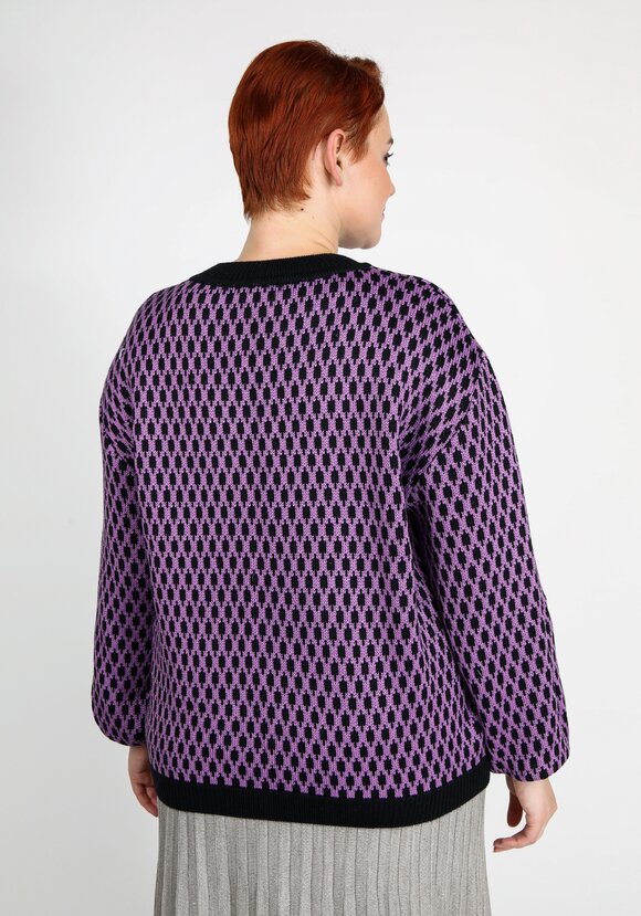 Джемпер с манжетами и объемным рукавом шир.  580, рис. 5