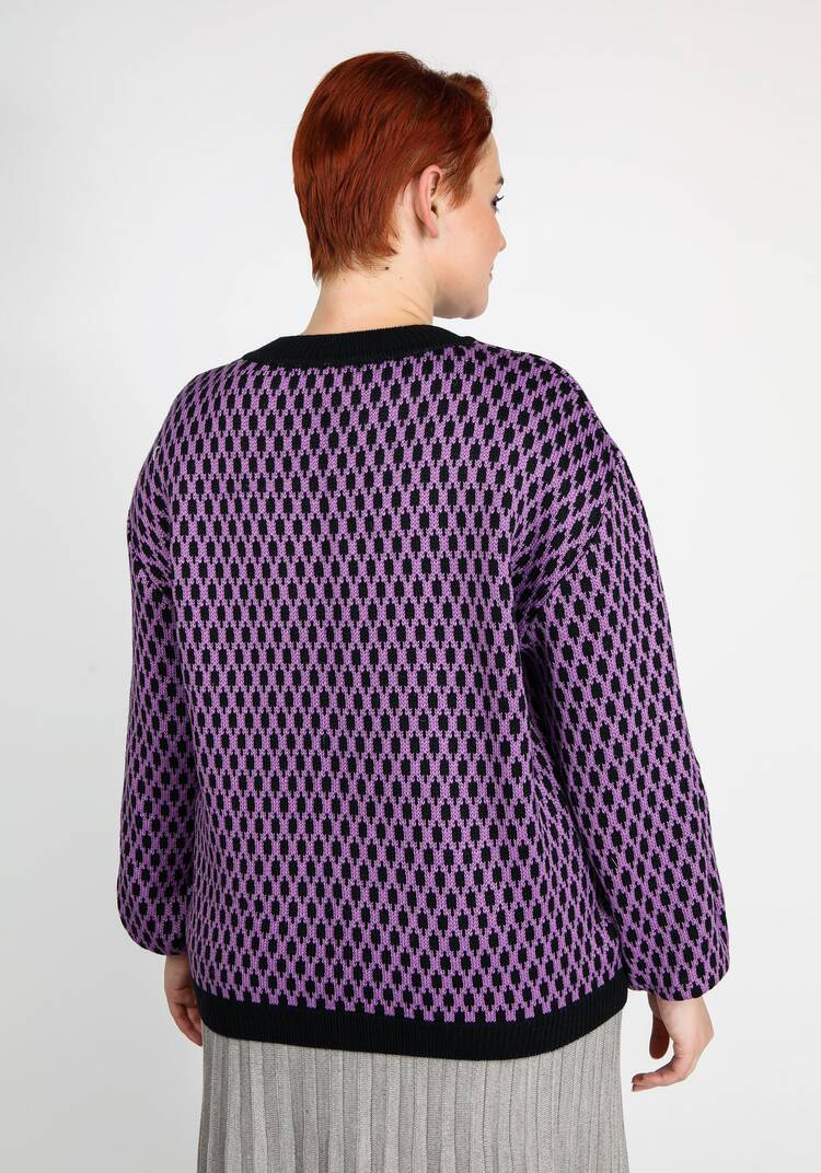 Джемпер с манжетами и объемным рукавом шир.  750, рис. 5