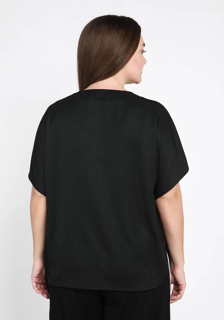 Блуза однотонная с рукавом-кимоно шир.  750, рис. 10