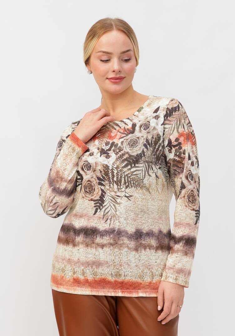 Блуза Ария с узором шир.  750, рис. 10