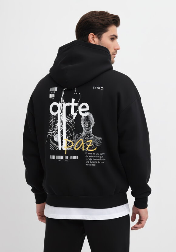 Худи с принтом на спине шир.  580, рис. 3