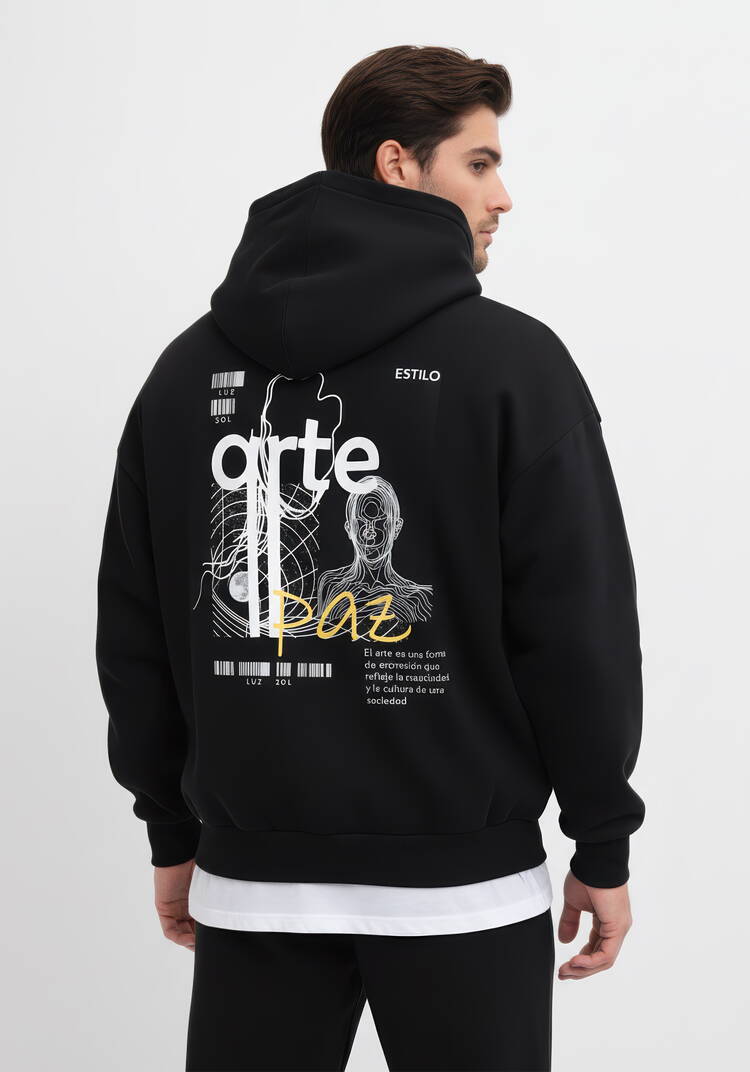 Худи с принтом на спине шир.  750, рис. 3