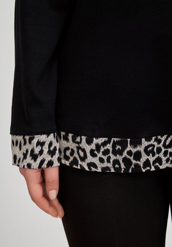 Блуза трикотажная с вставкой шир.  580, рис. 6