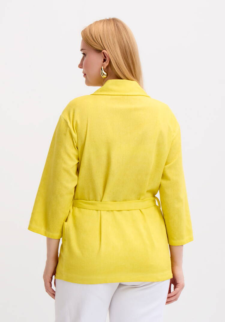 Жакет удлиненный прямого кроя шир.  750, рис. 4