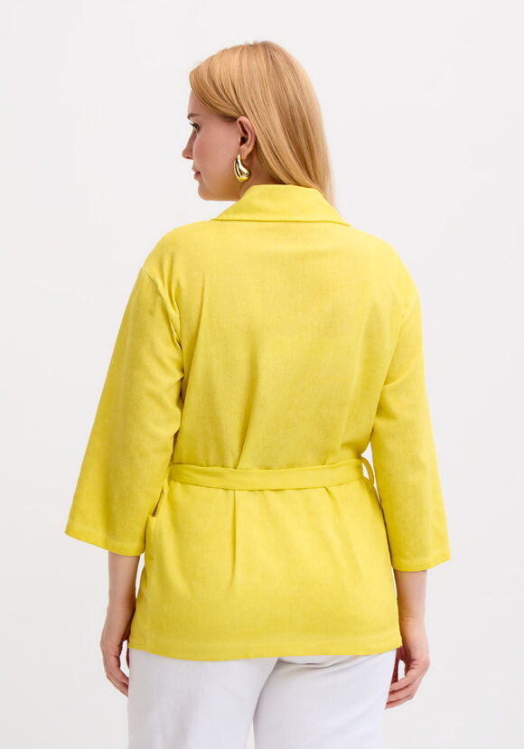 Жакет удлиненный прямого кроя шир.  580, рис. 4