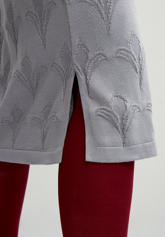 Платье миди с поясом и V-образным вырезом шир.  580, рис. 6