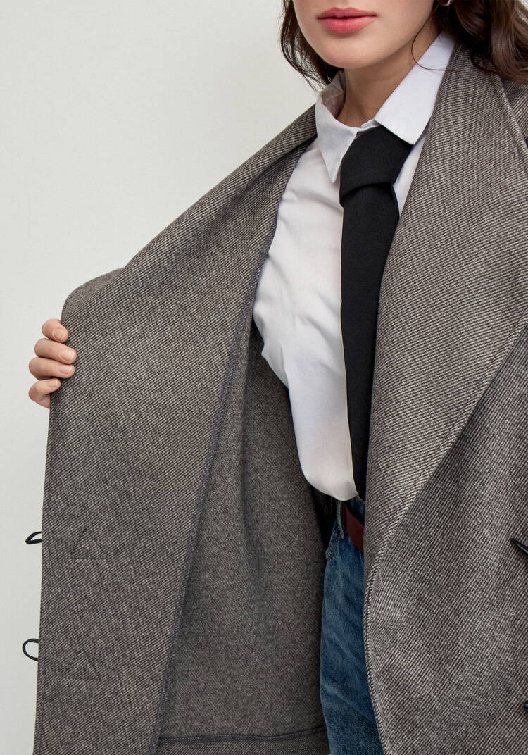 Пиджак с асимметричной застёжкой шир.  750, рис. 31