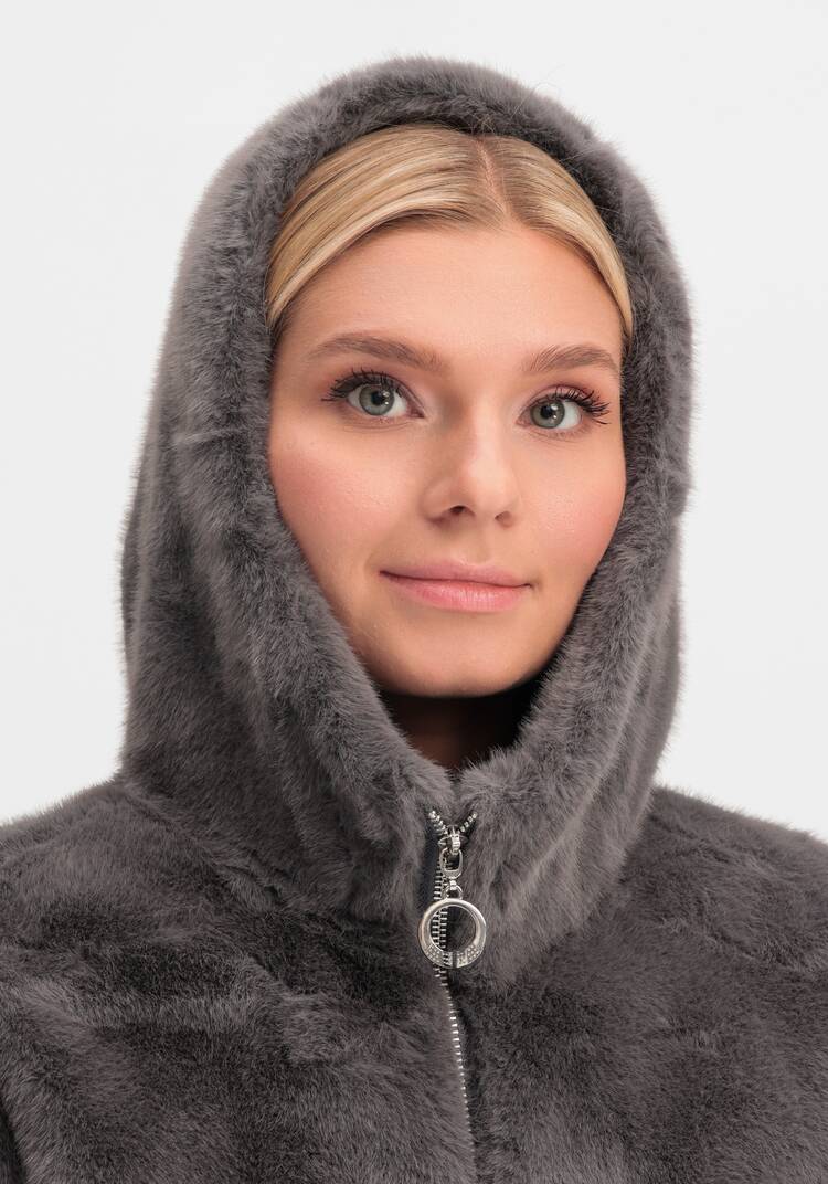 Пальто из экомеха шир.  750, рис. 12