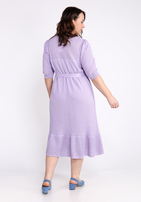 Платье ажурное с воланом по низу шир.  580, рис. 16