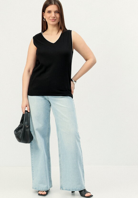 Топ с декором из метанити шир.  580, рис. 31