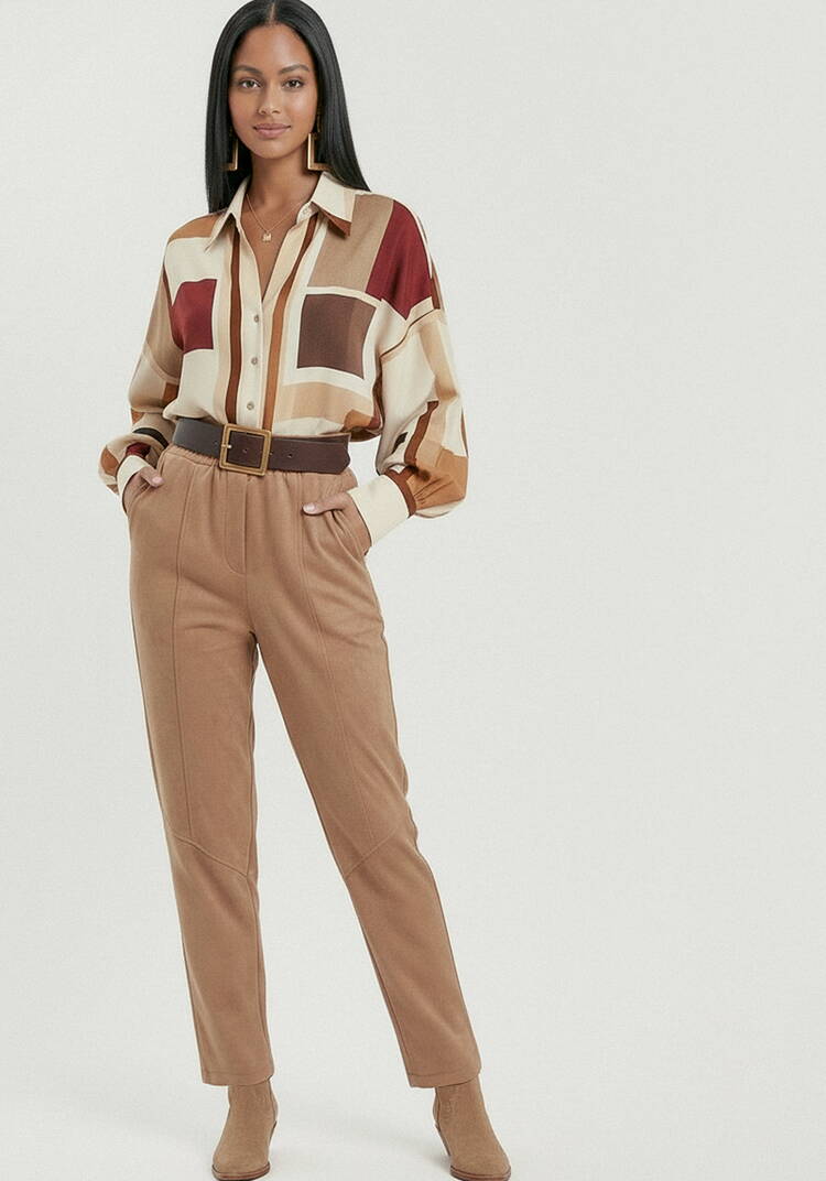 Брюки с фигурными рельефами шир.  750, рис. 16