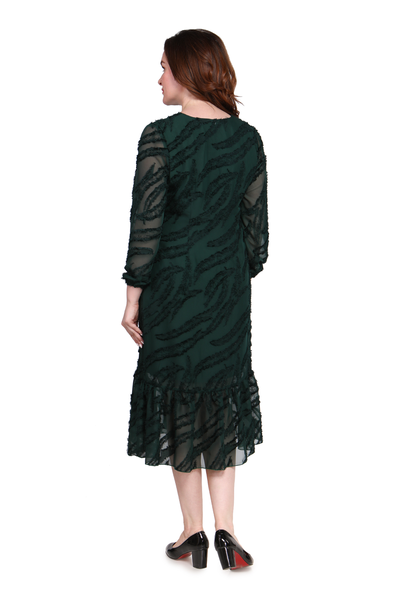 Платье "Изящная грация" Victoria, размер 48, цвет чёрный - фото 4