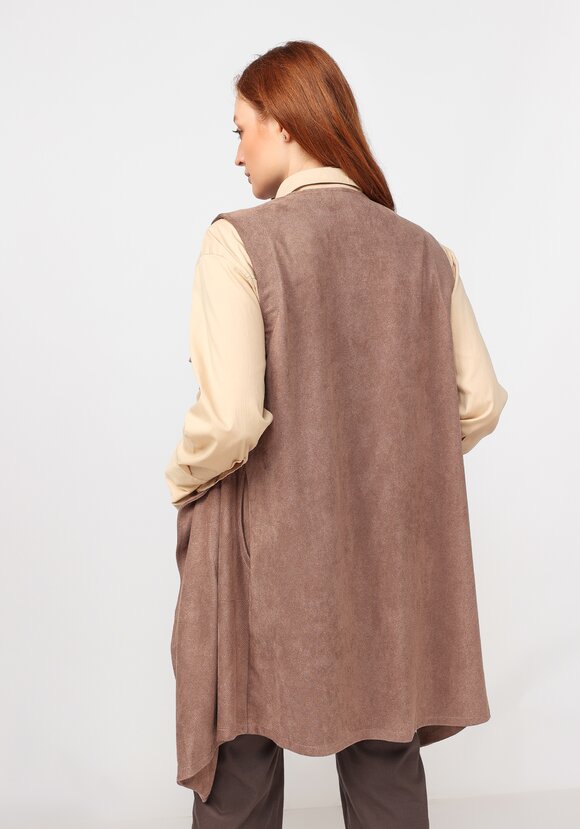 Жилет свободного кроя без застежки шир.  580, рис. 3