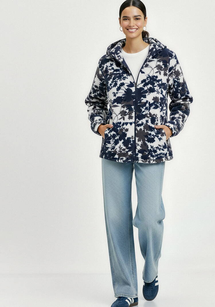 Толстовка из принтованного флиса шир.  750, рис. 9