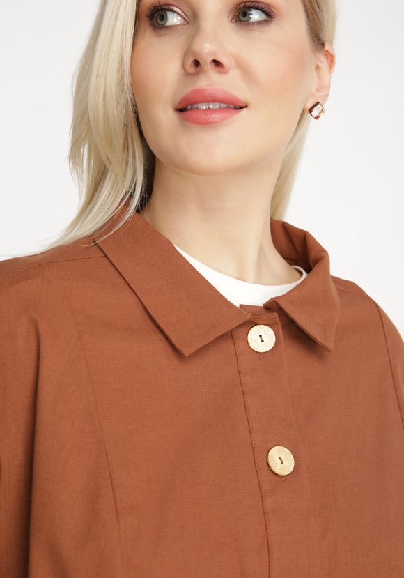 Жакет свободного силуэта на пуговицах шир.  580, рис. 8