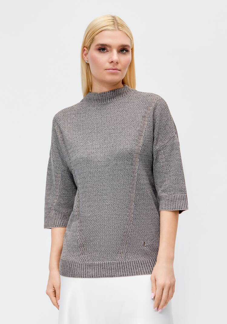 Джемпер с лентами на шее сзади шир.  750, рис. 18