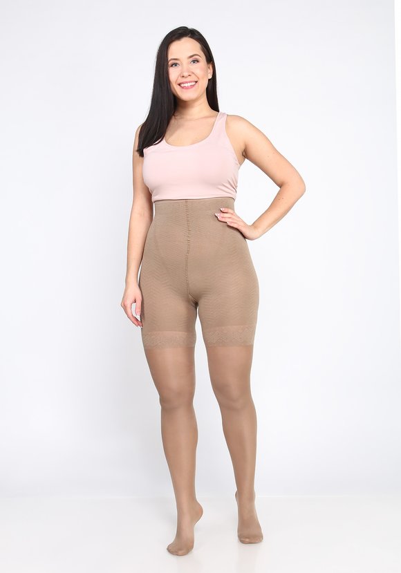 Колготки терапевтические с кофеином 240/70 D шир.  580, рис. 1