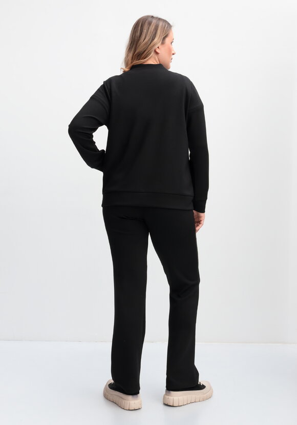 Костюм со стразами (бомбер и брюки) шир.  580, рис. 2