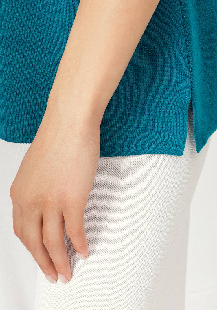 Джемпер-поло с вертикальной полосой шир.  750, рис. 15