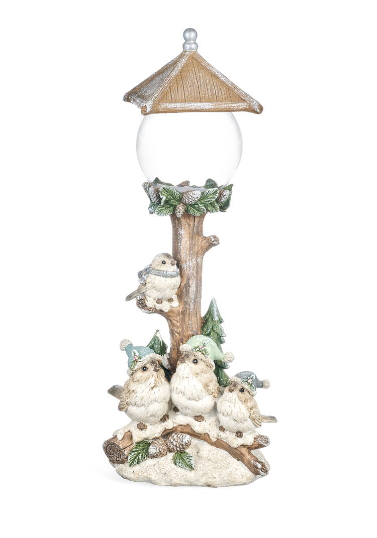 Фигурка Фонарь с птичками с подсветкой шир.  750, рис. 1