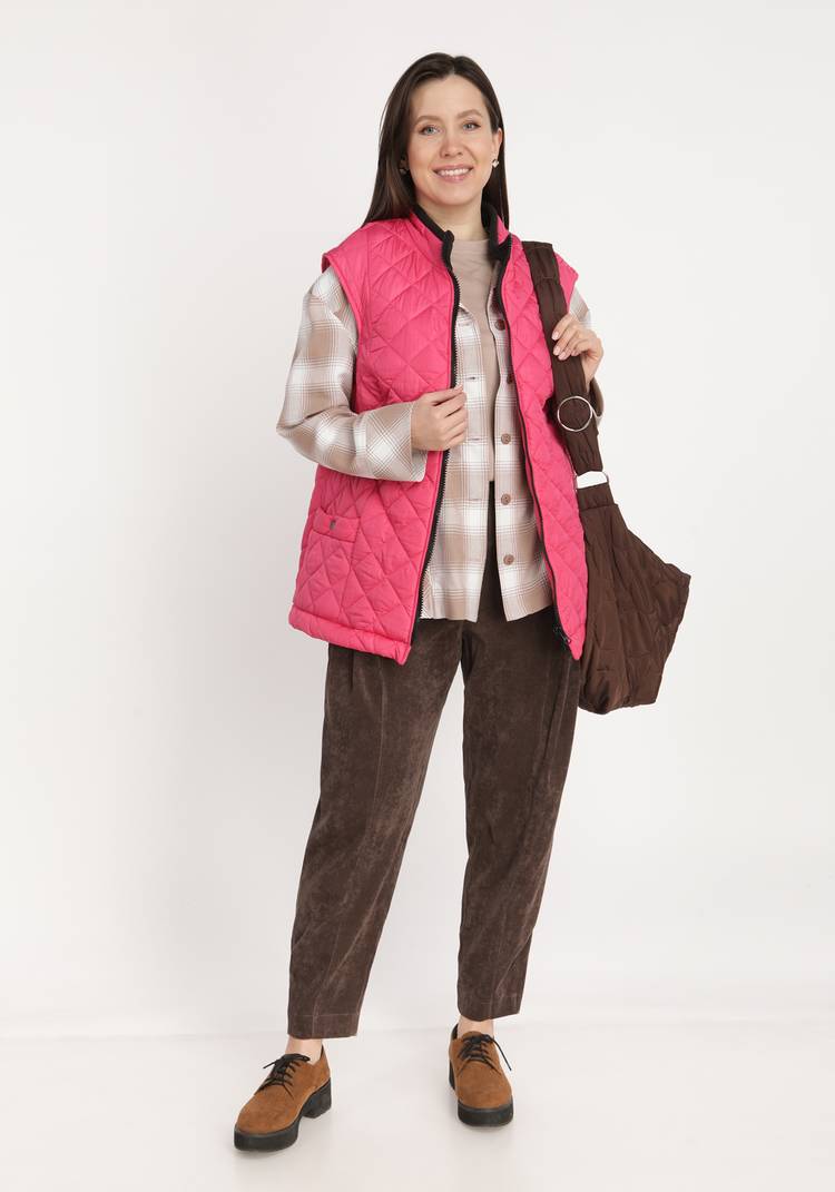 Жилет стеганый с карманами на кнопке шир.  750, рис. 8