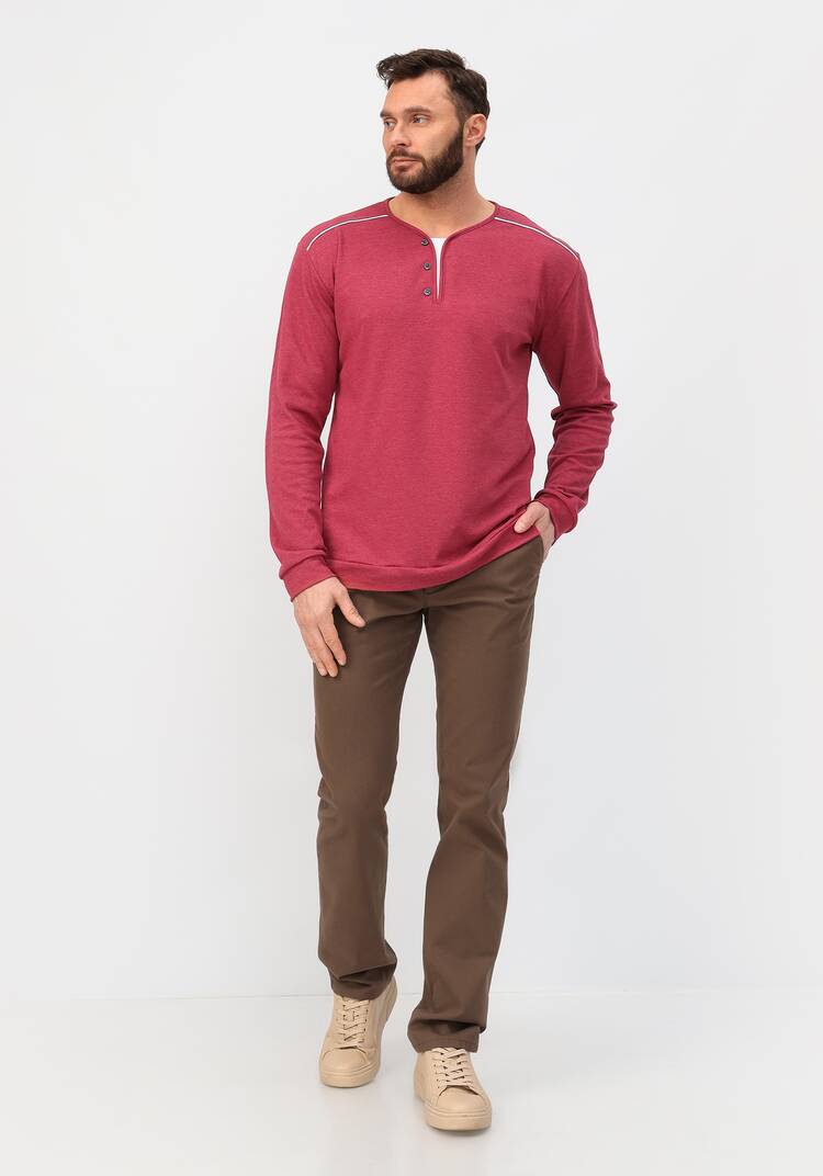 Лонгслив с контрастными кантами шир.  750, рис. 16