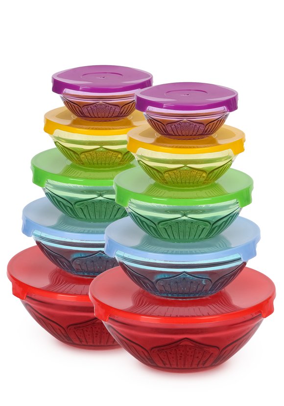 Набор из 10 стеклянных контейнеров с крышками шир.  580, рис. 2