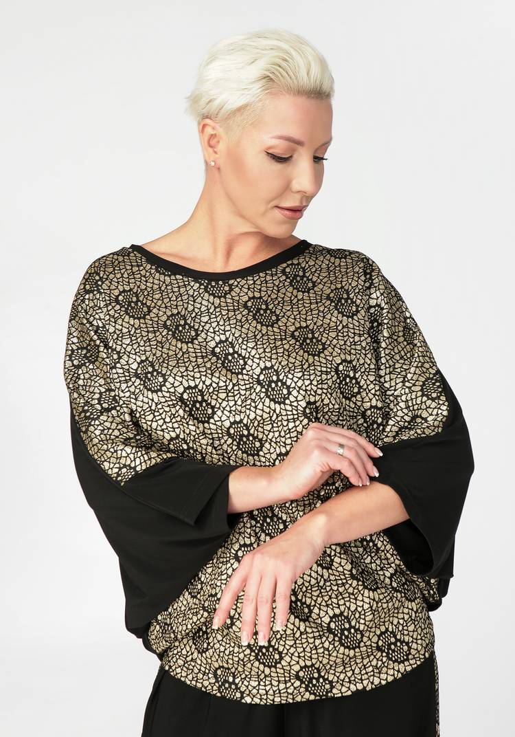 Блуза Блестящая улыбка шир.  750, рис. 16