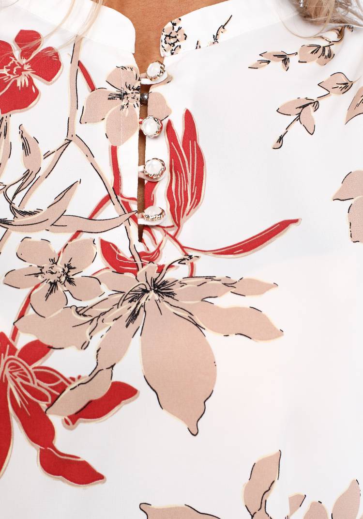 Блуза принтованная c удлиненной спинкой шир.  750, рис. 3