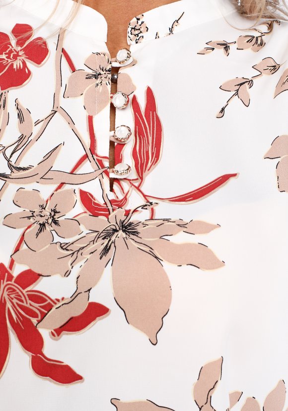 Блуза принтованная c удлиненной спинкой шир.  580, рис. 3