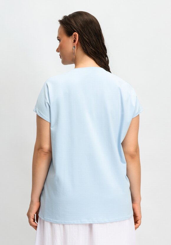 Футболка базовая с цельнокроеным рукавом шир.  580, рис. 17