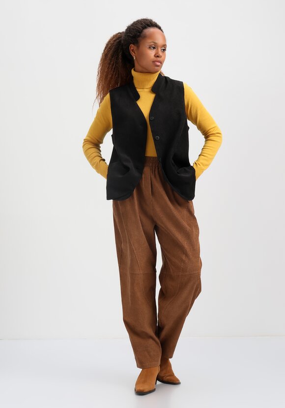 Жилет из вельвета с карманами шир.  580, рис. 2