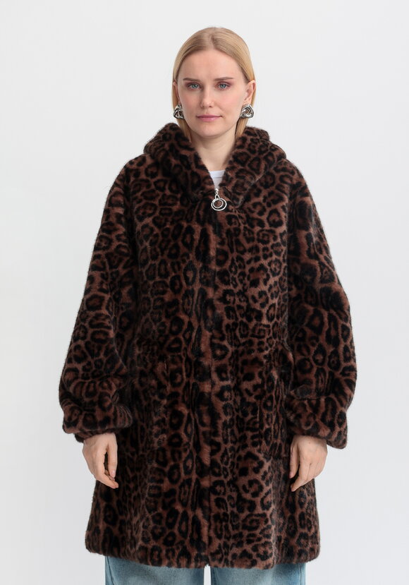Шуба Нежность леопарда шир.  580, рис. 4