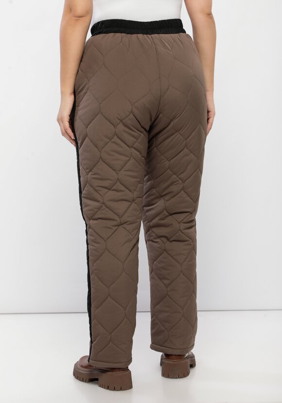 Брюки утепленные с лампасами шир.  580, рис. 25