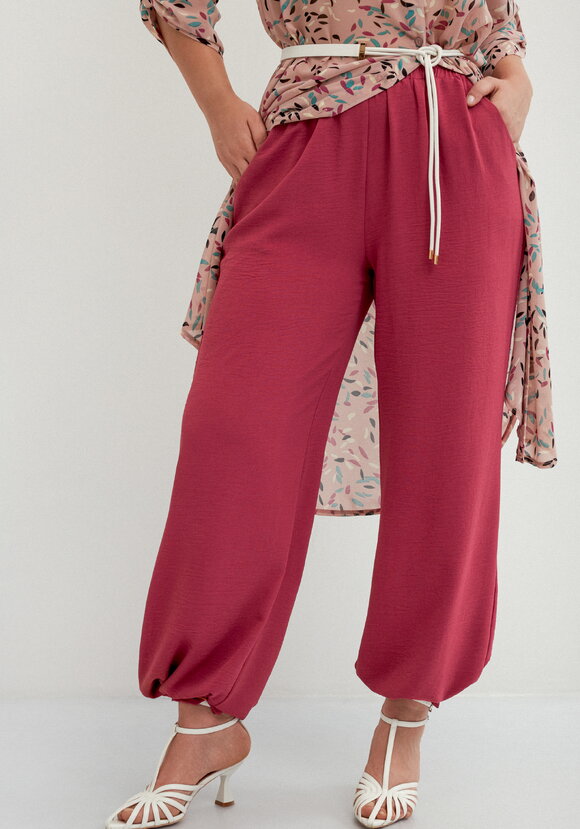 Брюки широкие с резинкой по поясу шир.  580, рис. 15